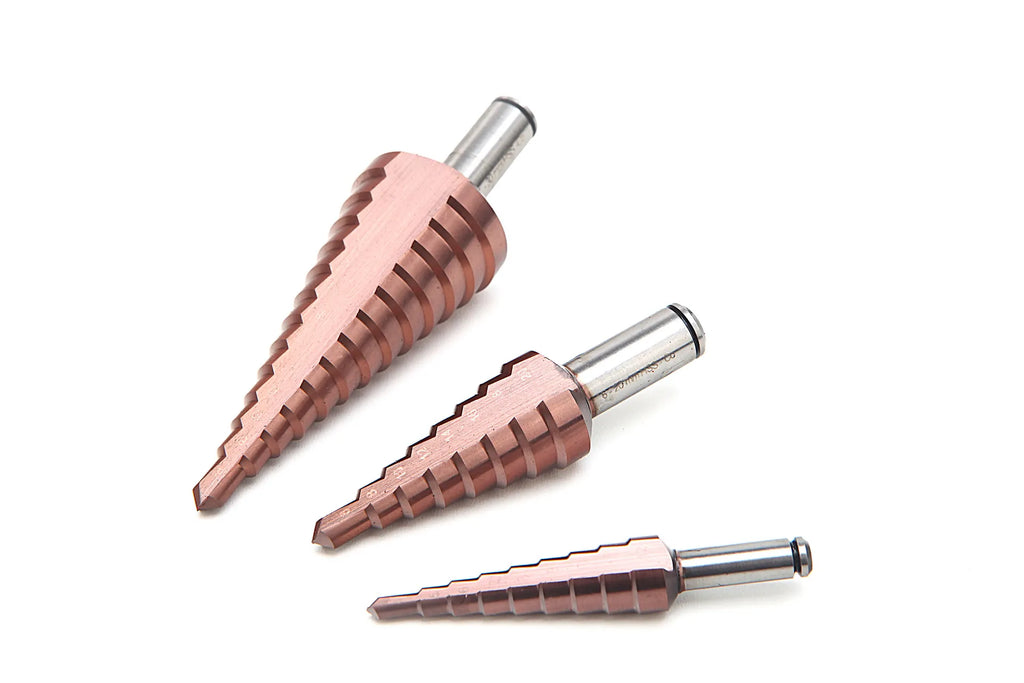 3pc Cobalt countersink drill bit set