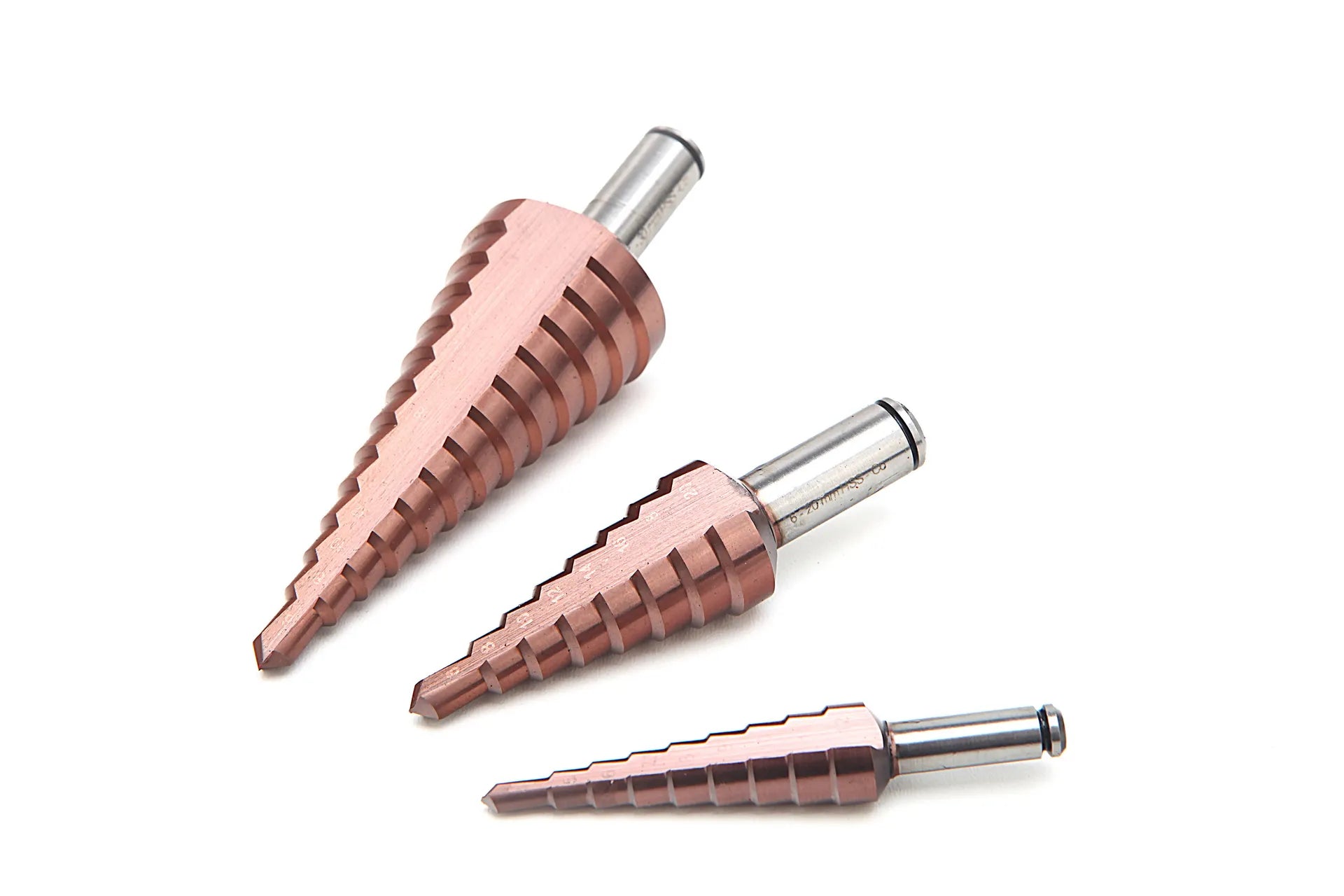 3pc Cobalt countersink drill bit set