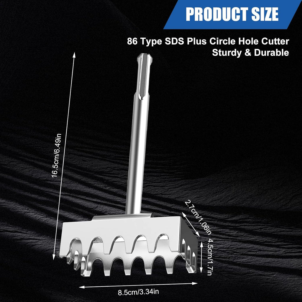 SDS Plus Creative Square Hole Cutter