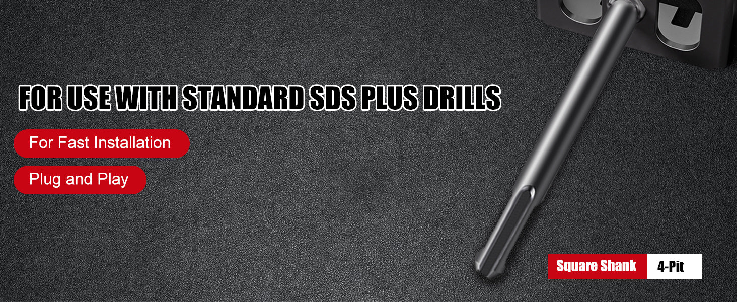 SDS Plus Creative Square Hole Cutter