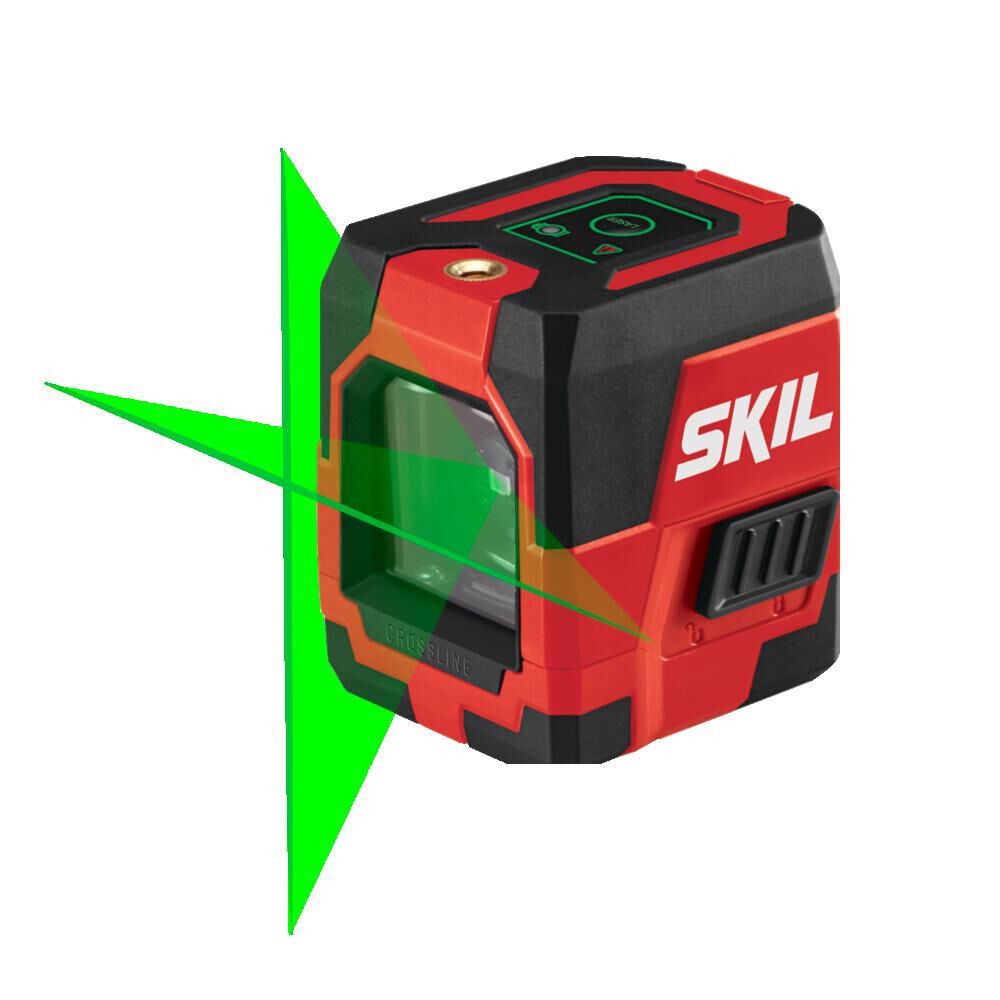 SKIL Green Cross Laser Level Self Leveling with Clamp
